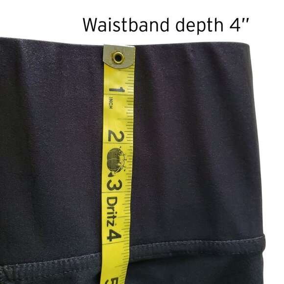 Carbon38 High Rise 7/8 Legging in Black Croc Takara Shine Cyberpunk Size XS - Picture 13 of 15